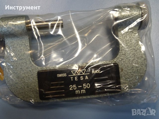 Микрометър резбомер TESA Digimaster 25-50 mm screw thread micrometer, снимка 8 - Шублери - 41226798
