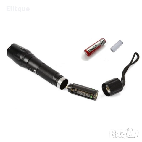 Фенер  CREE T6 с телескопичен фокус, LED лампа, корпус от  алуминиева сплав FL4, снимка 11 - Други - 52854167