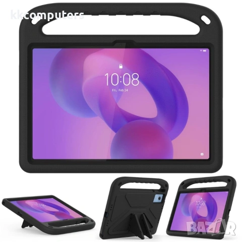 Калъф за Lenovo Idea Tab / Tab K11 Gen 2 с Дръжка и Стойка - EVA, 360° Защита, Вкл. Протектор - 6 Цв, снимка 7 - Калъфи, кейсове - 53267170