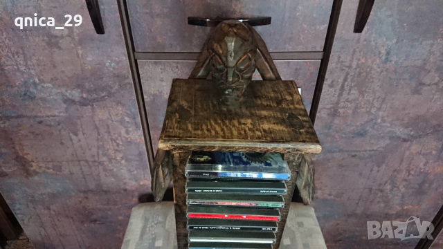 дървена стойка за 15 броя компакт диска , снимка 2 - CD дискове - 44630621