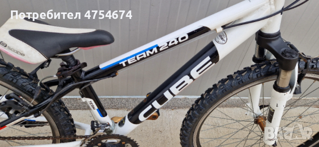 Алуминиев велосипед CUBE колело 24", снимка 4 - Велосипеди - 53725147