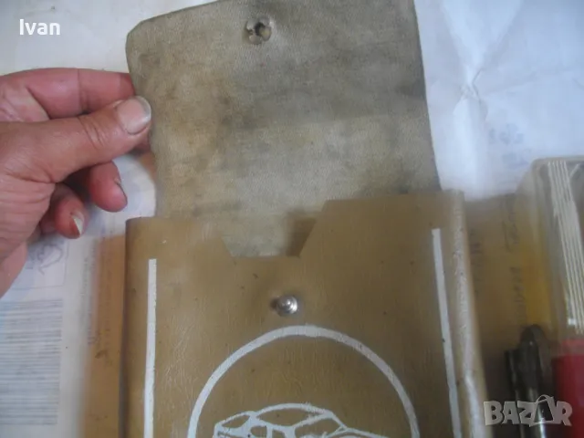 РЕТРО СОЦ АВТОМОБИЛНА АВАРИЙНА СИГНАЛНА ЛАМПА ФЕНЕР 1980г. СИГНАЛ 803 в кожен калъф от ест. кожа, снимка 6 - Антикварни и старинни предмети - 50169891