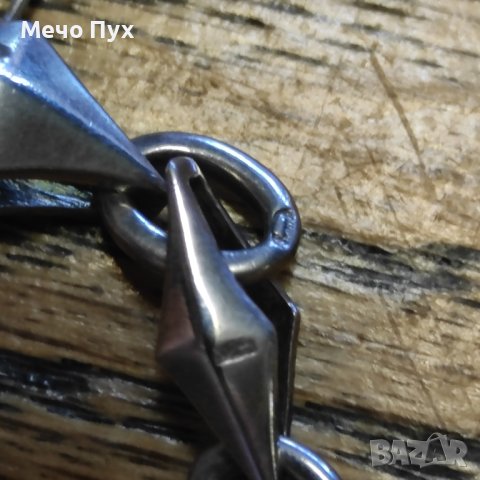 Сребърно колие с висулка (161), снимка 3 - Колиета, медальони, синджири - 41473706