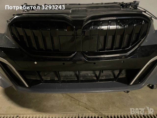 Напълно окомплектована предна броня и преден панел за BMW 5 G60 LCI M SPORT, снимка 4 - Части - 53801958