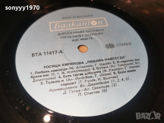 ЛЮБОВ ЗАВИНАГИ 1212250713, снимка 17 - Грамофонни плочи - 52745430