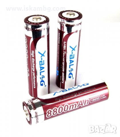 X-BALOG ПРЕЗРЕЖДАЕМА LI-ION БАТЕРИЯ 8800MAH 4.2V - код 18650