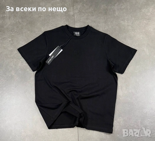 44 Label Group Мъжка Черна Тениска👕Мъжка Блуза С Къс Ръкав В Черен Цвят Код Mens P.98, снимка 4 - Тениски - 53821656