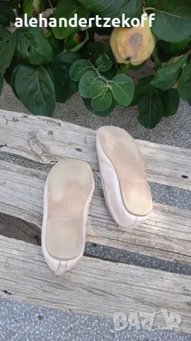 Кожени балеринки с набор ZARA, снимка 5 - Детски обувки - 47412049