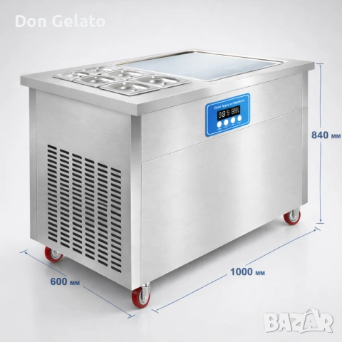 Професионална сладолед машина за Тайландски сладолед MK - PF1R - 6C, снимка 3 - Машини за сладолед - 48591926