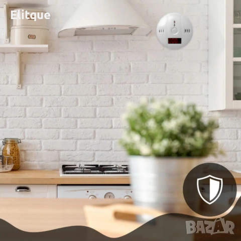 Безжичен CO сензор с LCD дисплей — бързо откриване на опасни нива въглероден оксид, силна аларма , снимка 7 - Друга електроника - 53326337