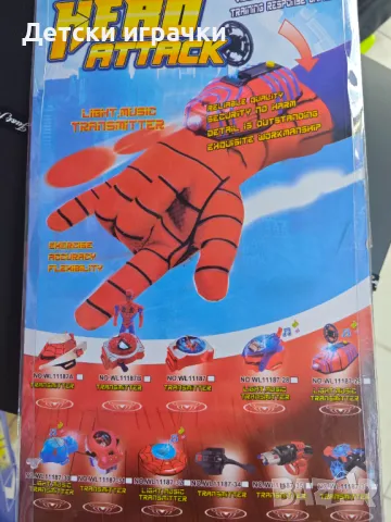 Ръкавица Спайдърмен с изтрелвачка и фигурка на Spiderman , снимка 3 - Други - 48425911
