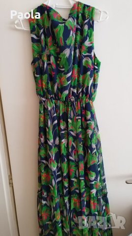 Дълга цветна рокля, снимка 4 - Рокли - 40638489