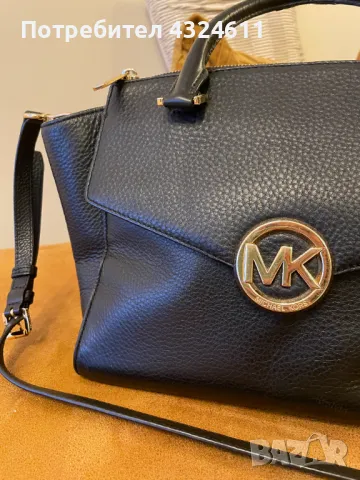 Чанта MICHAЕL KORS телешка кожа черна, снимка 5 - Чанти - 49631299