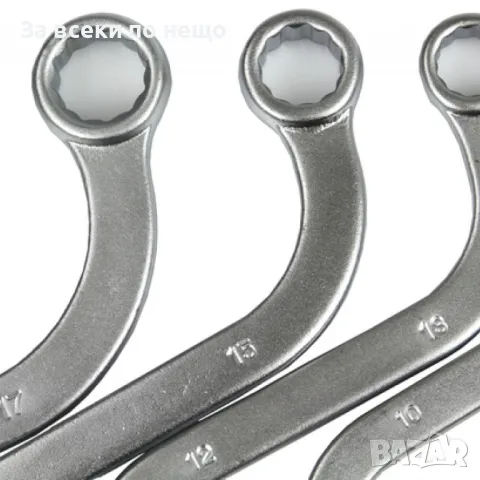 Звездогаечни S–образни ключове 10 – 19 мм 5 части Mar-Pol, снимка 4 - Други инструменти - 50350180