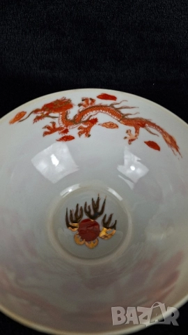 Японски чаен сервиз с дракони - за 6 човека, снимка 5 - Сервизи - 52416771