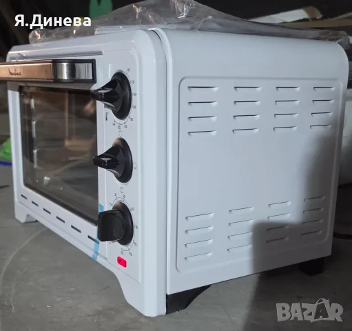 Малка фурничка Moulinex 19L с транспортен дефект , снимка 7 - Печки, фурни - 56106268