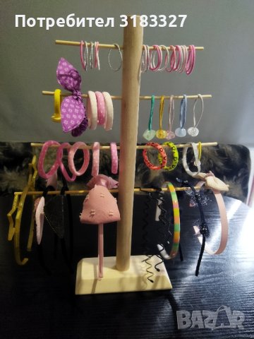 Поставка (органайзер) за ластици, диадеми, принадлежности за коса, ръчна изработка.