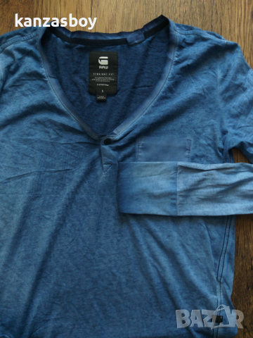 g-star adisyon straight granddad t wmn - страхотна дамска блуза КАТО НОВА, снимка 6 - Блузи с дълъг ръкав и пуловери - 36357907