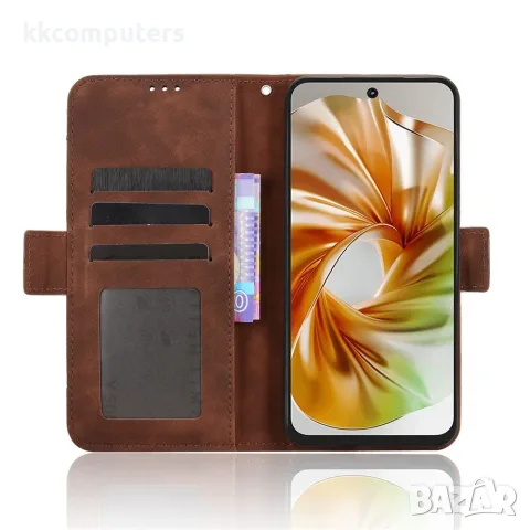 За ZTE nubia Focus 2 5G / Vivacom 5G Pro 2 Кожен Калъф Тефтер с Портфейл, Отделящ се Картодържател и, снимка 6 - Калъфи, кейсове - 55959093