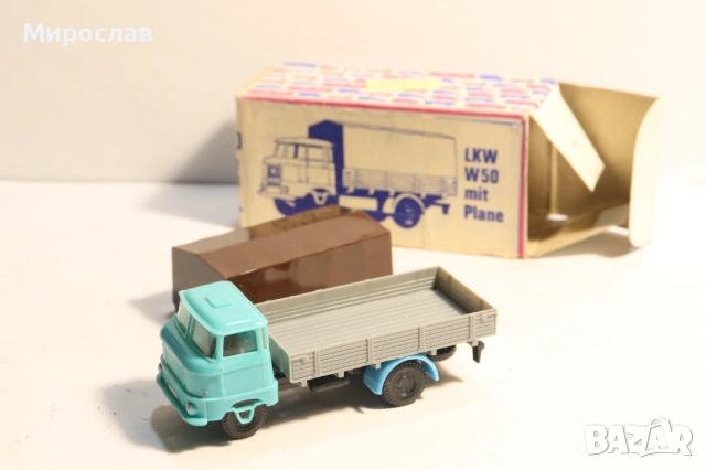 BERLINPLAST H0 1/87 IFA ИФА КАМИОН КОЛИЧКА МОДЕЛ, снимка 4 - Колекции - 53664854
