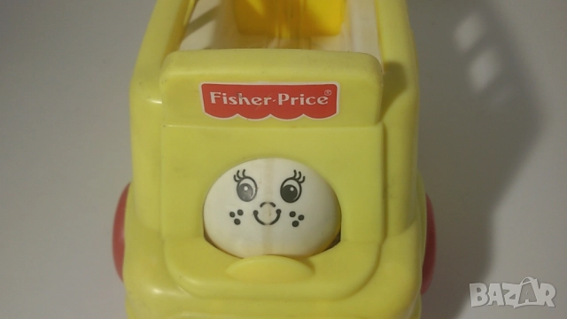 Fisher Price school bus 1112 училищен автобус бус Roll-A-Round ретро играчка, снимка 6 - Колекции - 51503009