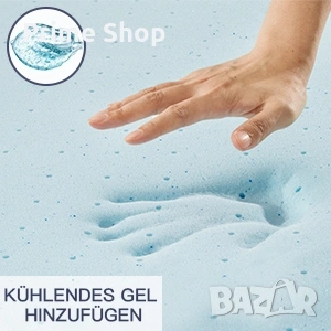 90x200см - Топ матрак BedStory, 7.5 см с мемори пяна и перящ се калъф , снимка 9 - Матраци - 53749811