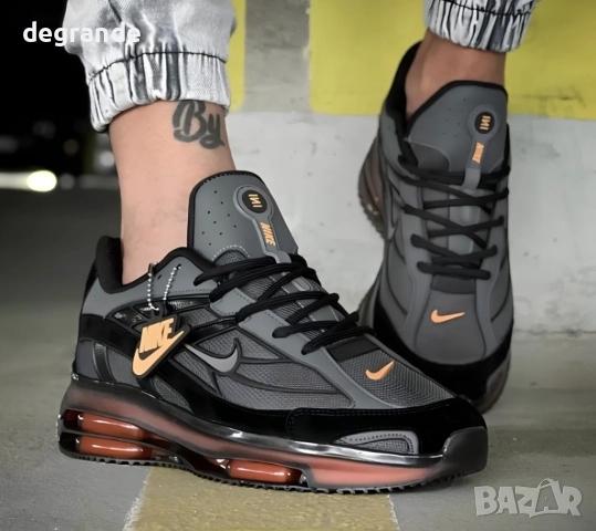 Ново Зареждане NIKE N27 INI Цвят Сиво и Оранжево, снимка 2 - Маратонки - 51611005