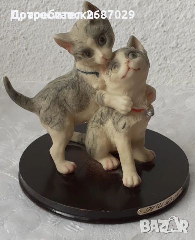 котки: КОТЕ КОТКА животно БРОНЗ МЕСИНГ метал фигура статуетка, папие маше, брошка, снимка 16 - Статуетки - 28882790