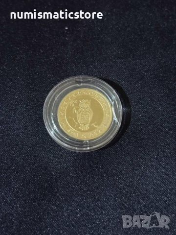 Гърция 1993 - 150 ECU - Сова , Златна монета , снимка 4 - Нумизматика и бонистика - 51239843