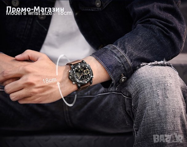 Мъжки часовник NaviForce многофункционален NF9172L BYBN. , снимка 8 - Мъжки - 34797999