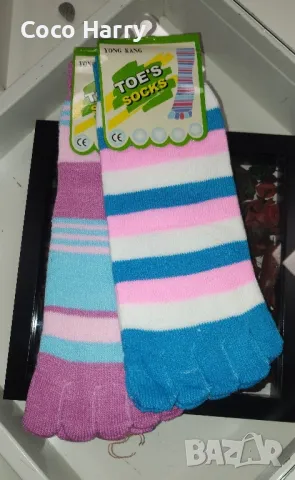 Дамски чорапи с пръсти , снимка 3 - Дамски чорапи - 49322365