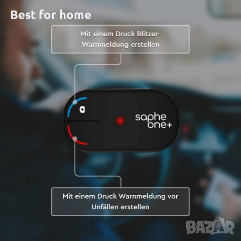 Saphe One+ Аларма за скоростна камера за кола, снимка 3 - Други - 52367619