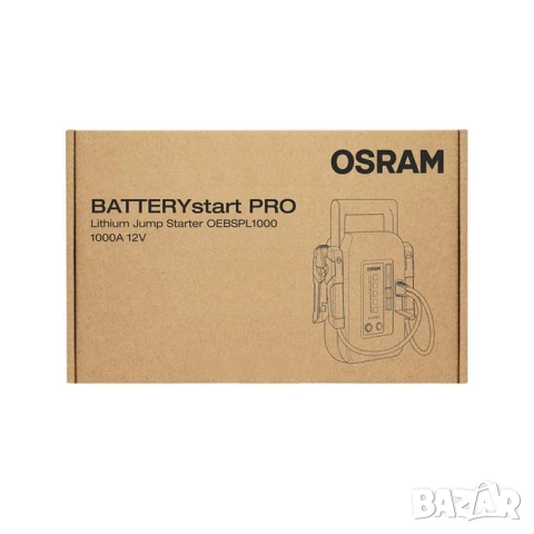 Външна батерия Osram BATTERYstart 1000 Fast recharge за стартиране на двигателя, 8000mAh, 1000-1500A, снимка 9 - Аксесоари и консумативи - 51050156