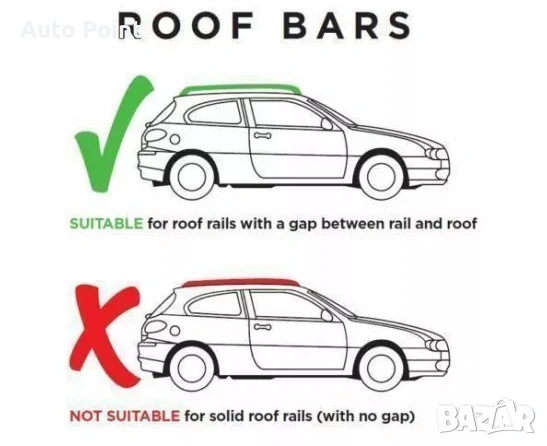 Багажник за таван напречни греди 135см 05047, снимка 6 - Аксесоари и консумативи - 53338230