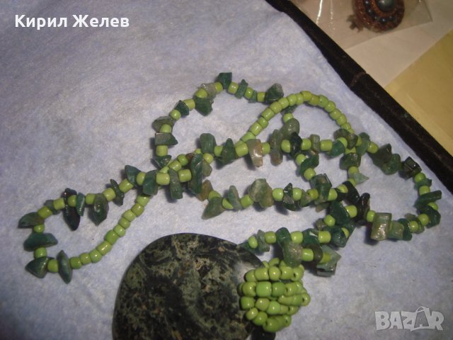 СКЪПОЦЕННА НЕФРИТЕНА МЪНИСТЕНА ОГЪРЛИЦА РЪЧНА МАЙСТОРСКА ИЗРАБОТКА АРТ МЕДАЛЬОН 26212, снимка 13 - Колиета, медальони, синджири - 35997731