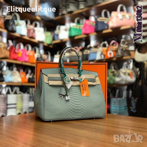 чанти HERMES BİRKİN 35✖️26 CM🎖️ , снимка 3 - Чанти - 52242807