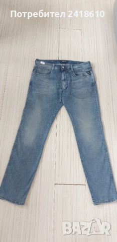 Replay Anbass Slim Fit Mens Size 34/32  ОРИГИНАЛ! Мъжки Дънки!, снимка 8 - Дънки - 53372793