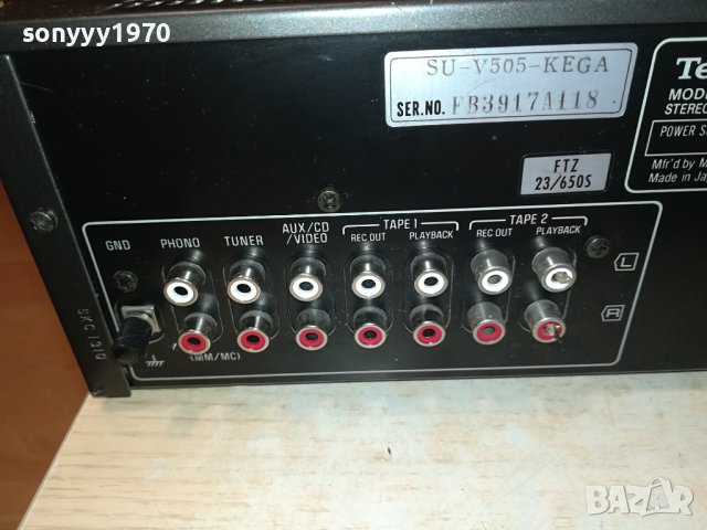 TECHNICS SU-V505 AMPLIFIER MADE IN JAPAN-LNV ВНОС SWISS 2806231041, снимка 12 - Ресийвъри, усилватели, смесителни пултове - 41379694