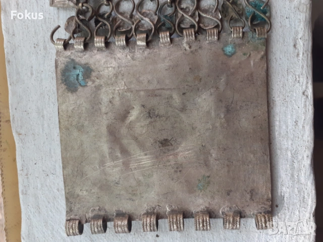 Голям възрожденски османски накит муска трепка сачан, снимка 4 - Антикварни и старинни предмети - 53409831