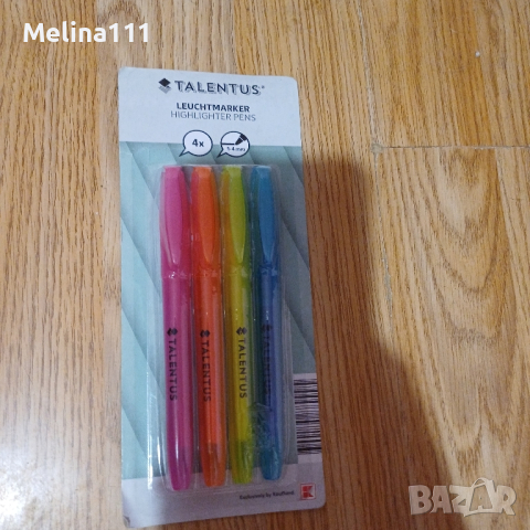 highlighter  4 бр маркери, снимка 1