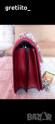 Нова червена красива чанта, снимка 4 - Чанти - 51332563