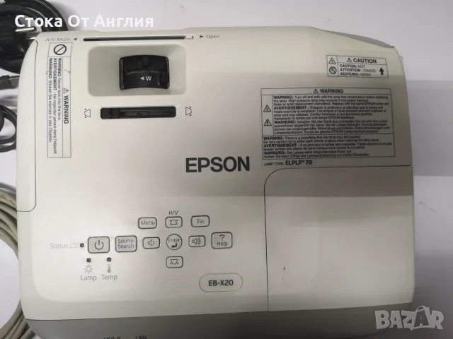 Проектор - Epson EB-X20, снимка 4 - Плейъри, домашно кино, прожектори - 55944518