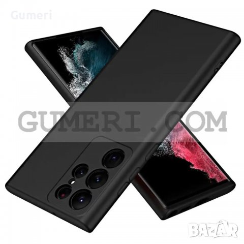 Samsung Galaxy S23 Ultra - Силиконов Гръб - Велур, снимка 2 - Калъфи, кейсове - 39788501