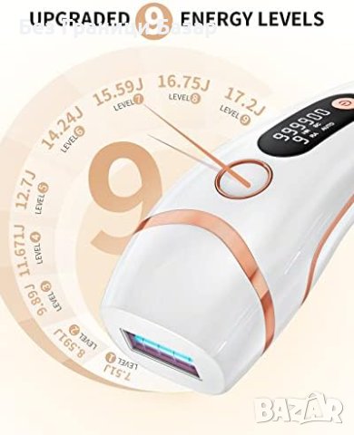 Нов Безболезнен IPL Уред за Косми Glattol, Дълготрайни Резултати, снимка 4 - Други - 44150633