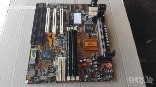 Дънна платка PCChips M747 BX Pro V5.0 Slot 1, снимка 8 - Дънни платки - 49395835