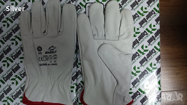 Нови кожени работни ръкавици BWOLF Solimana (размер 11)