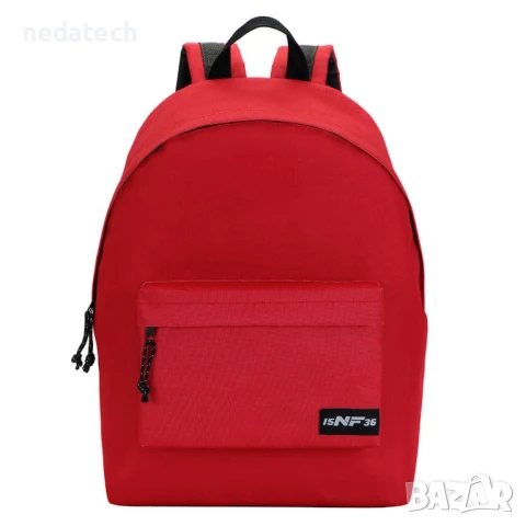 Ученическа раница 15NF36, Червен, 30x12x44см., снимка 2 - Ученически пособия, канцеларски материали - 51413852