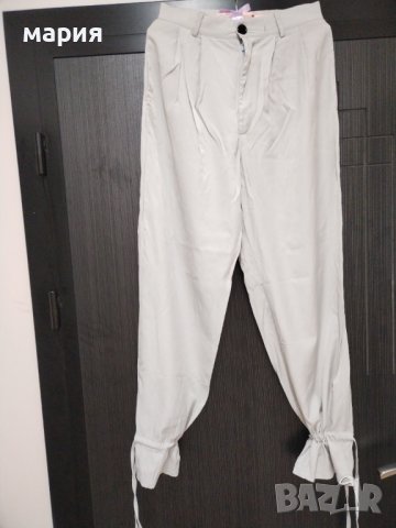 Свободен сатениран панталон от SHEIN М размер, снимка 1 - Панталони - 40999057