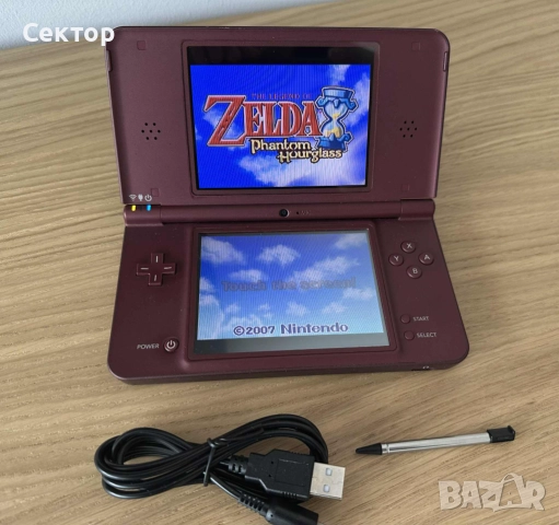 Nintendo DSi XL - WINE RED с 134 игри, снимка 2 - Nintendo конзоли - 52054837
