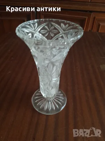 Кристални ваза, красива, снимка 6 - Други ценни предмети - 47456758